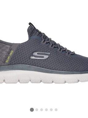 SKECHERS Men's Summits High Range Hands Free Slip-Ins, Charcoal Size 9.5 NWOB